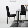 BKS-002 – Silla para Comedor Benkel Acolchada con Estructura de Acero Negra