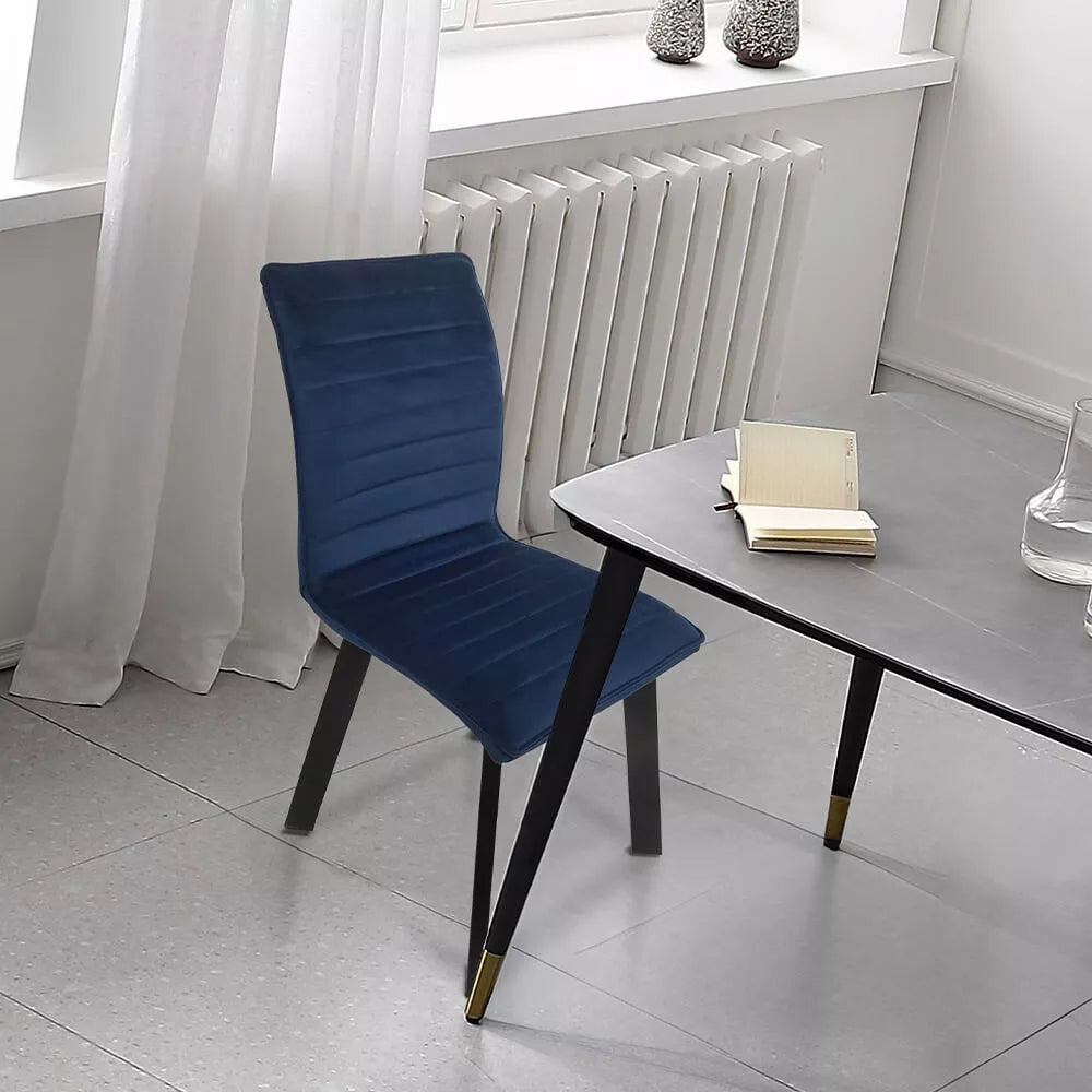 BKS-004 – Silla para Comedor con Patas Metálicas Negras