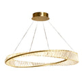BKI054 – Lámpara Candil Gold Luxury LED Diseño Moderno con Cristal K9