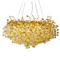BKI063 – Lámpara Candil Gold de Lujo Moderno 60 cm con Cristal