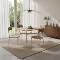 BKMS-002-MA Comedor Minimalista Para 4 Personas Melamina 110x70 cm